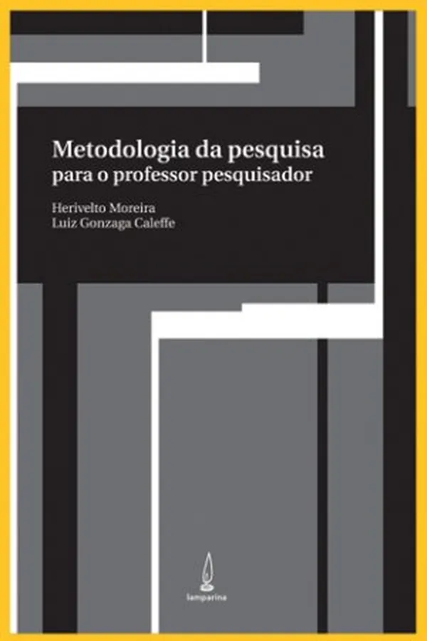 Capa de Metodologia da pesquisa para o professor pesquisador