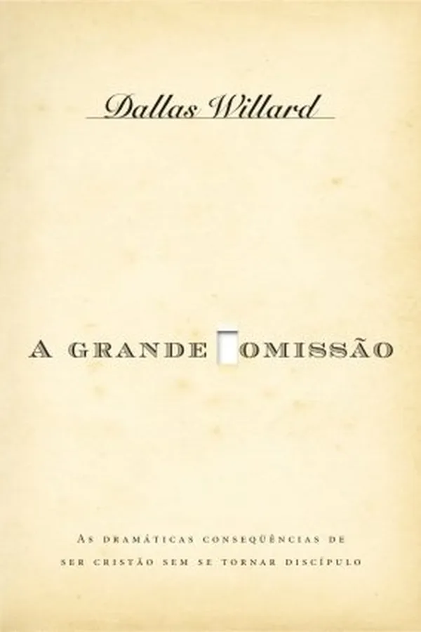 Capa de A Grande Omissão