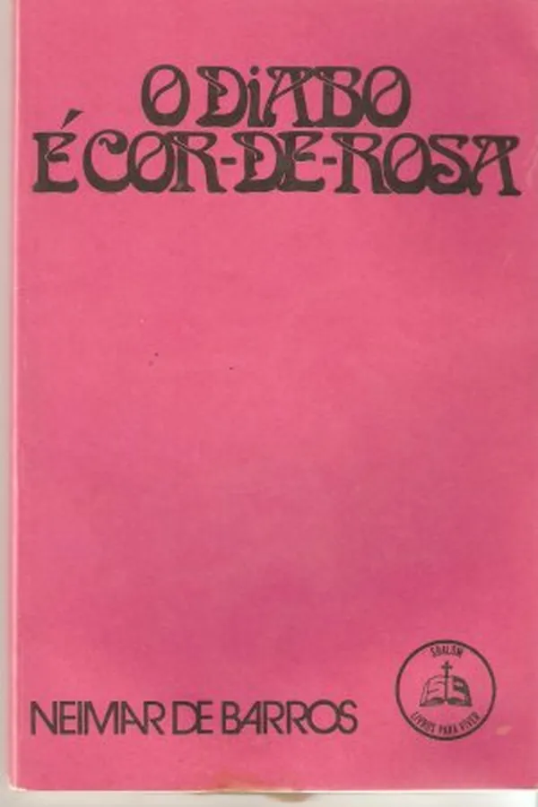 Capa de O Diabo é Cor-de-Rosa