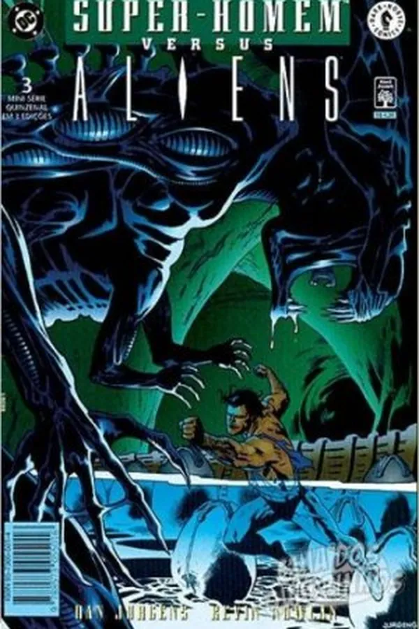 Capa de Super Homem versus Aliens #03