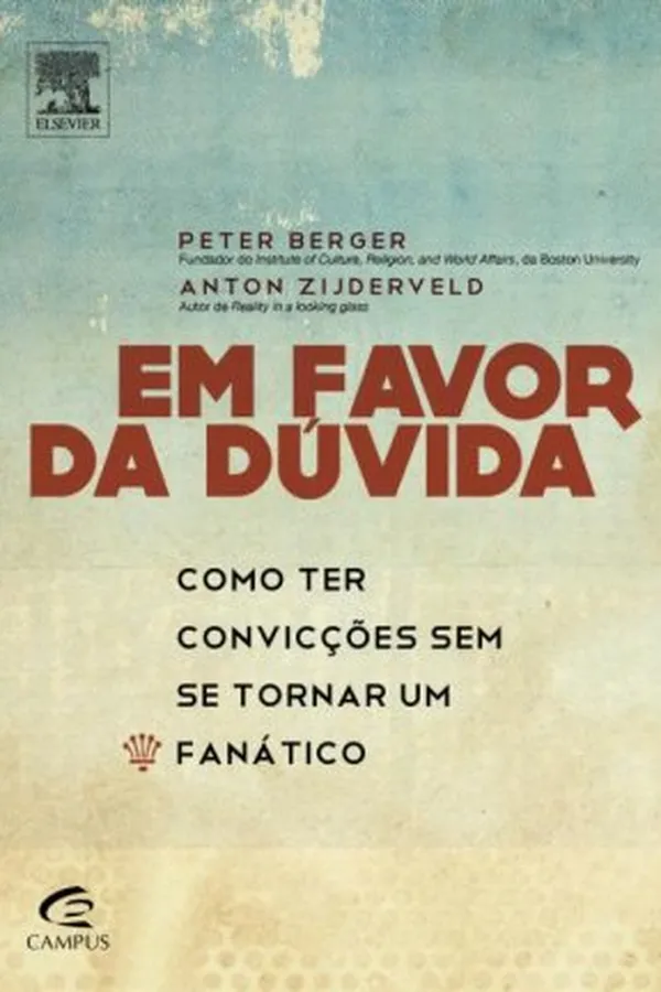 Capa de Em Favor da Dúvida