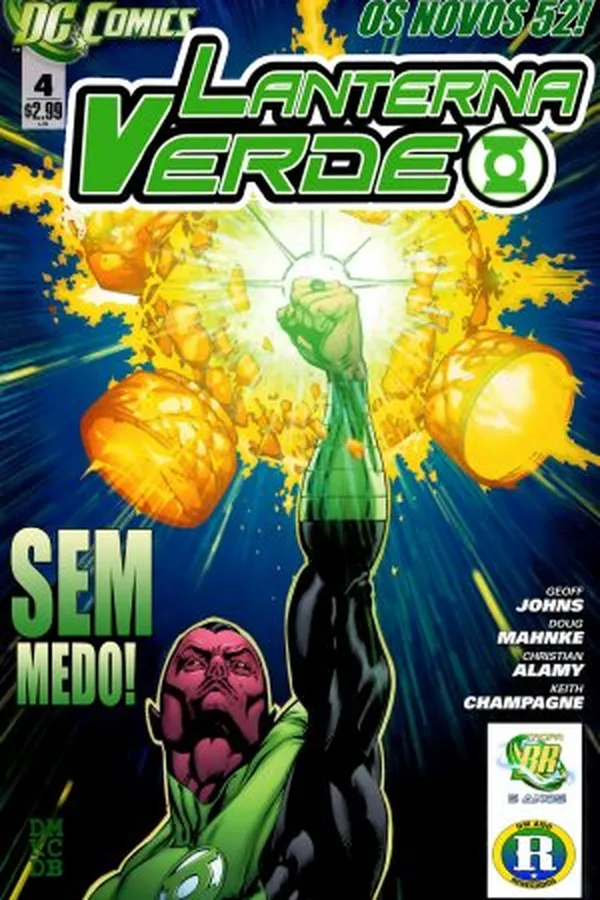Capa de Lanterna Verde #04 - Os Novos 52