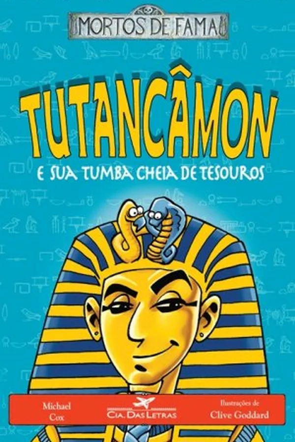 Capa de Tutancâmon e sua tumba cheia de tesouros
