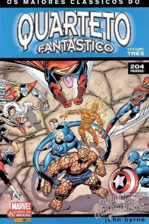 Capa de Os Maiores Clássicos do Quarteto Fantástico Vol. 3