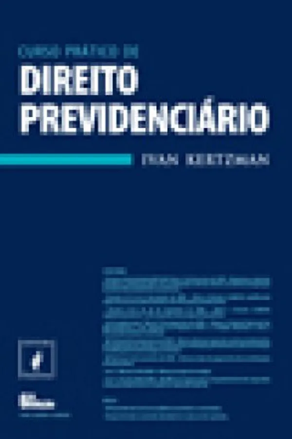 Capa de Curso Prático de Direito Previdenciário