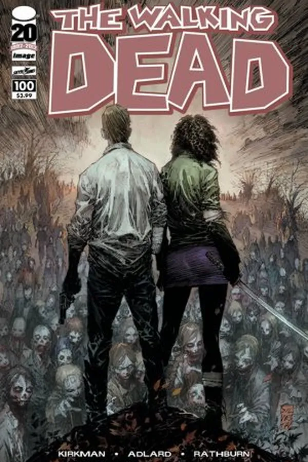 Capa de The Walking Dead #100