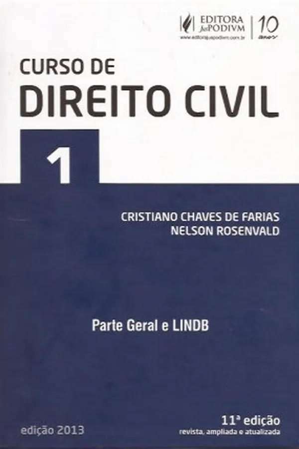 Capa de Curso de Direito Civil