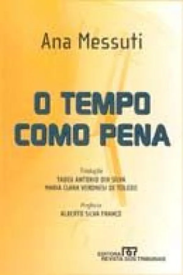 Capa de O Tempo como Pena