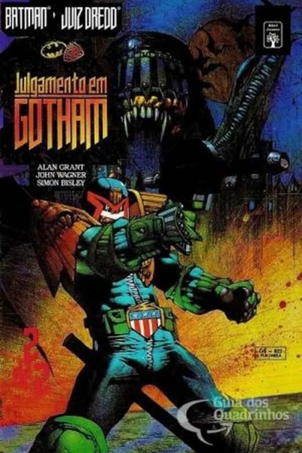 Capa de Batman & Juiz Dredd - Julgamento em Gotham  #2