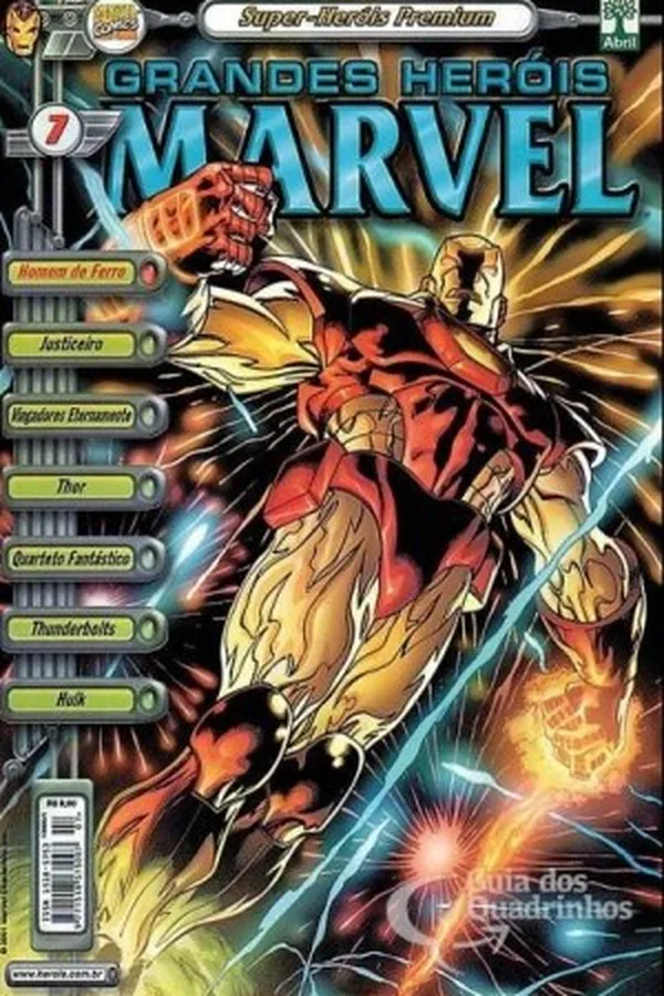 Capa de Grandes Heróis Marvel nº 7