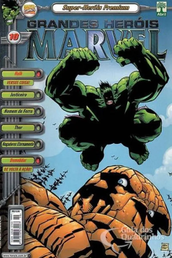 Capa de Grandes Heróis Marvel nº 10