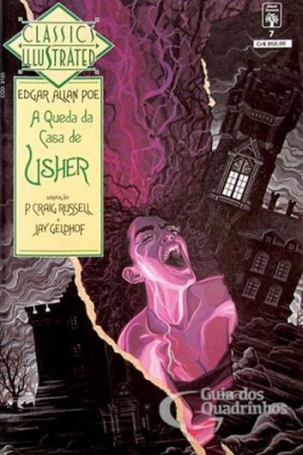 Capa de A Queda da Casa de Usher