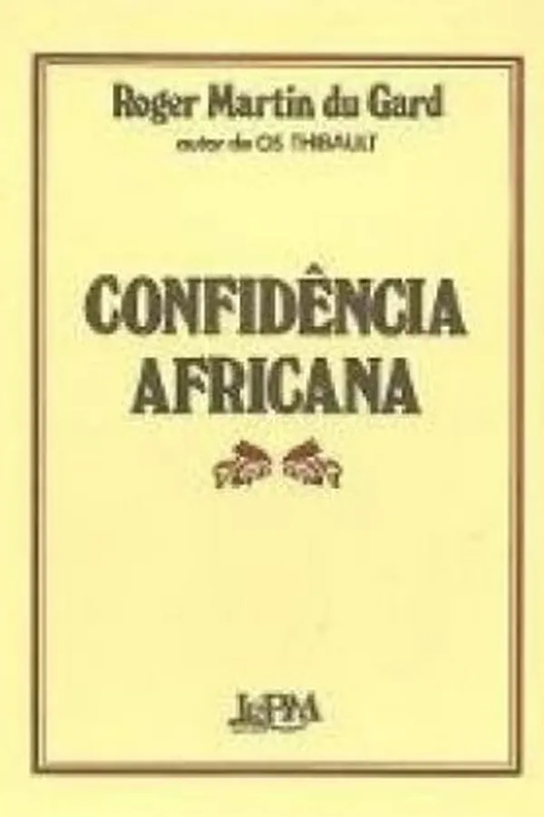 Capa de Confidência Africana