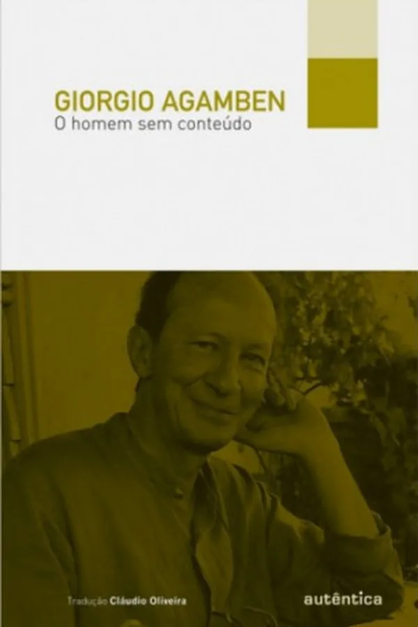 Capa de O homem sem conteúdo