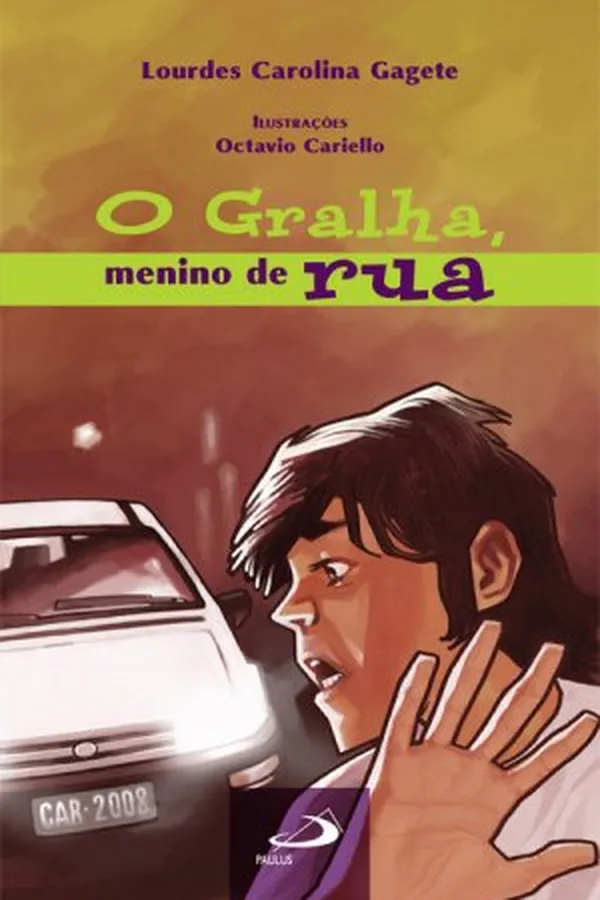 Capa de O Gralha, menino de rua