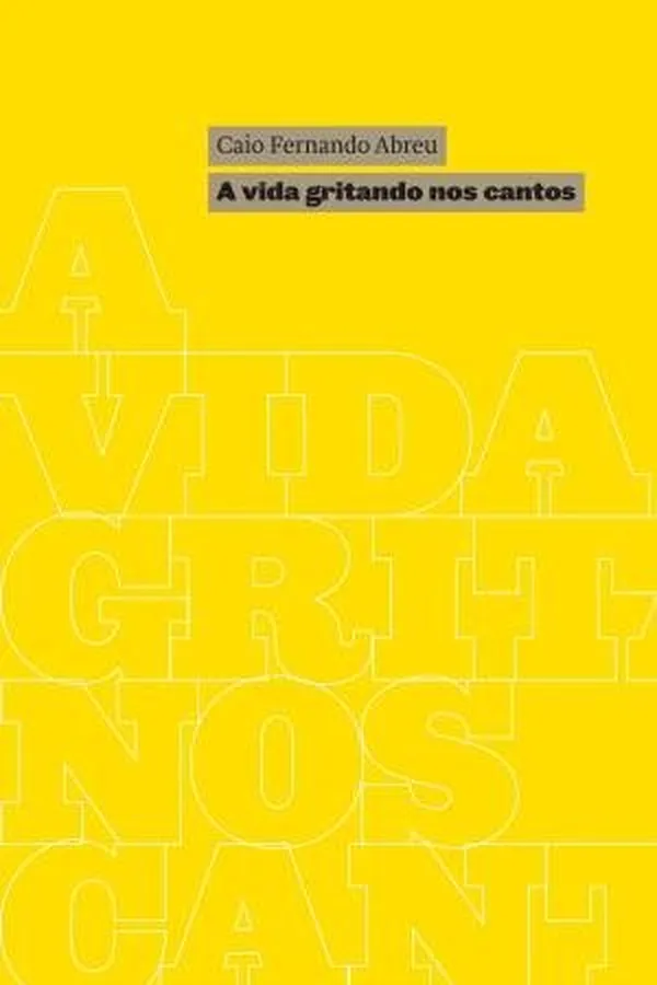 Capa de A Vida Gritando nos Cantos