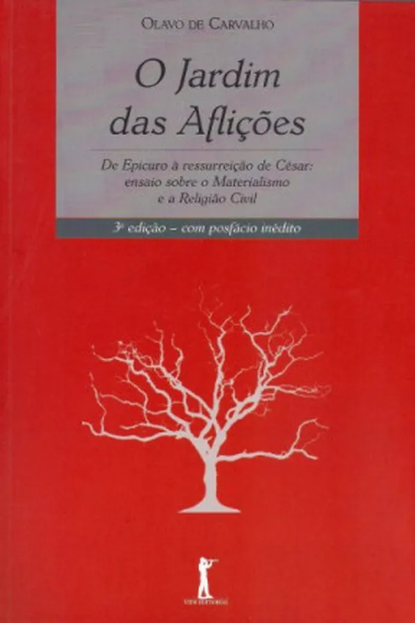 Capa de O Jardim das Aflições