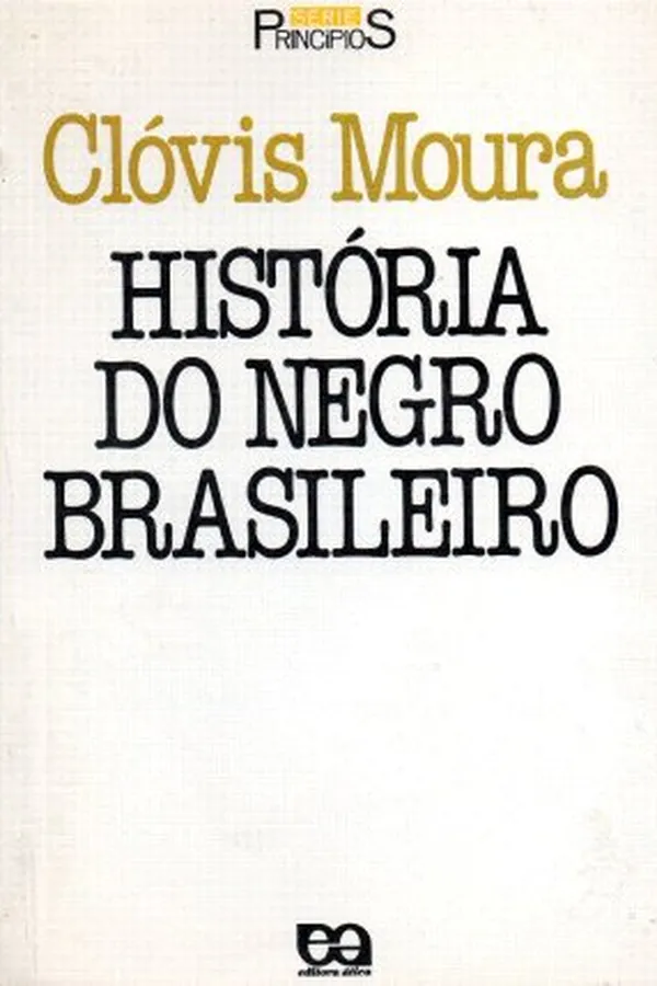 Capa de História do negro Brasileiro