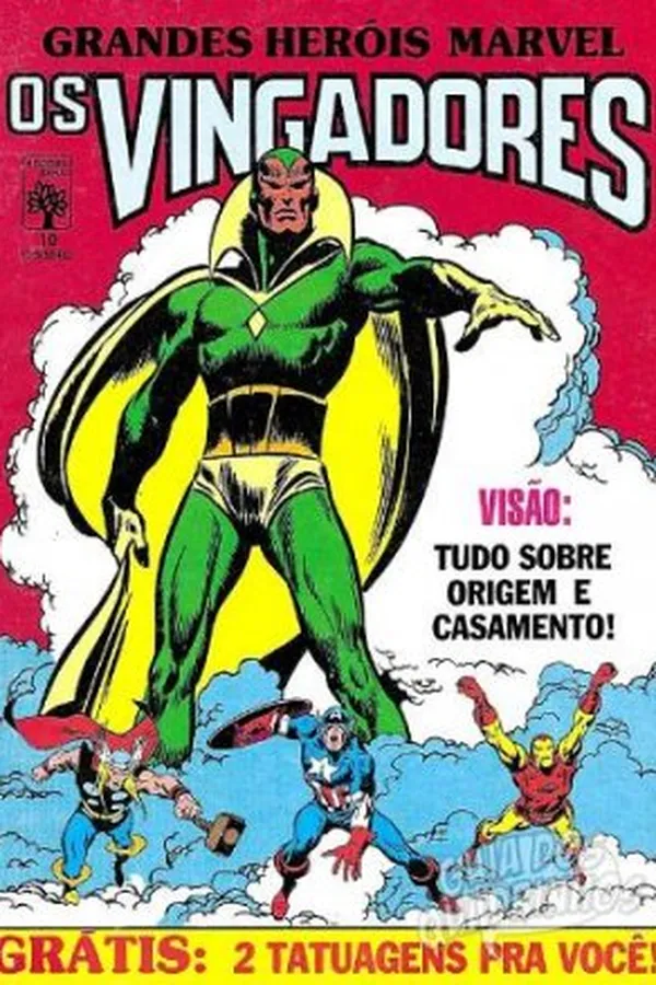 Capa de Grandes Heróis Marvel (1ª série) #10
