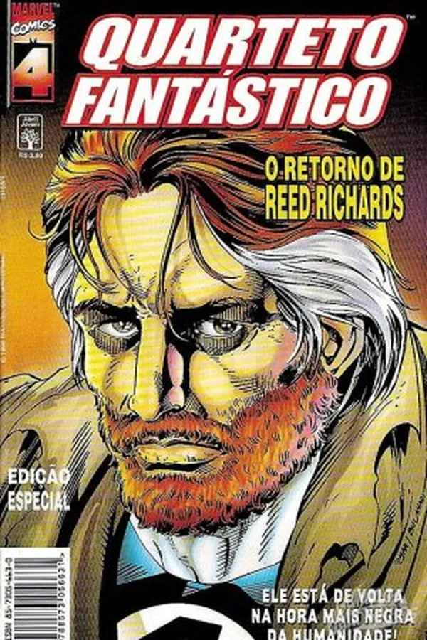 Capa de Quarteto Fantástico - O Retorno de Reed Richards