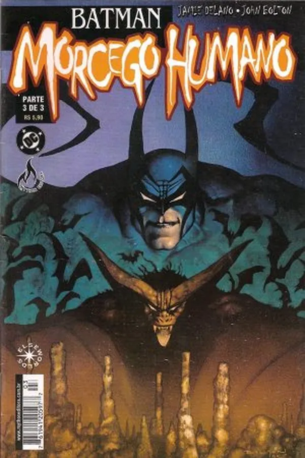 Capa de Batman Morcego Humano