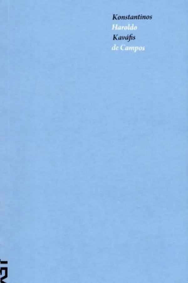 Capa de Konstantinos Kaváfis