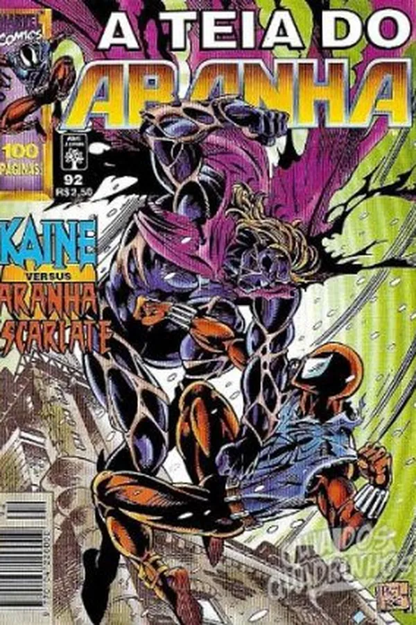 Capa de A Teia do Aranha #92