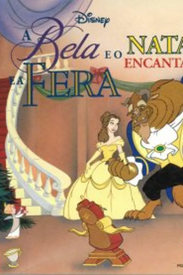 Capa de A Bela e a Fera e o Natal Encantado