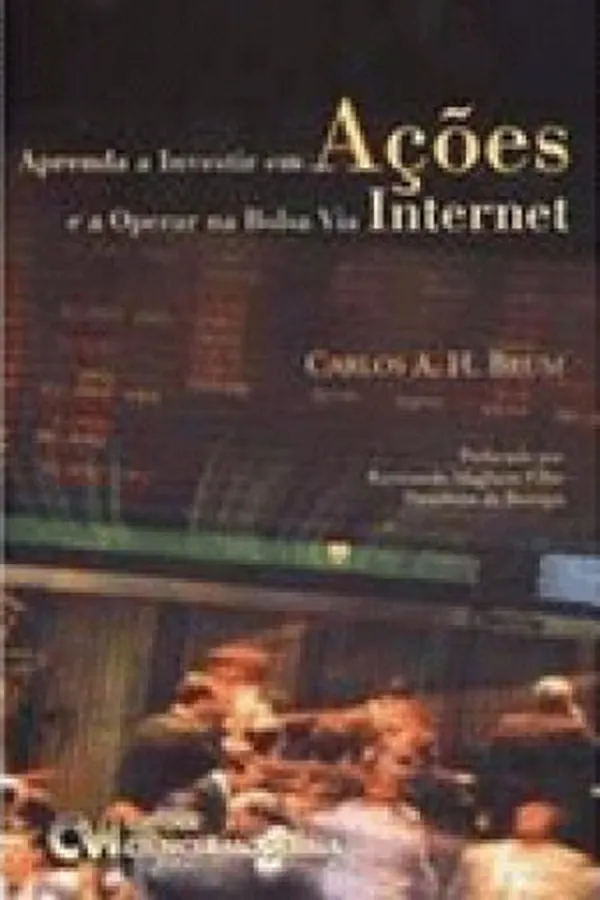Capa de Aprenda a Investir em Ações e a Operar na Bolsa Via Internet