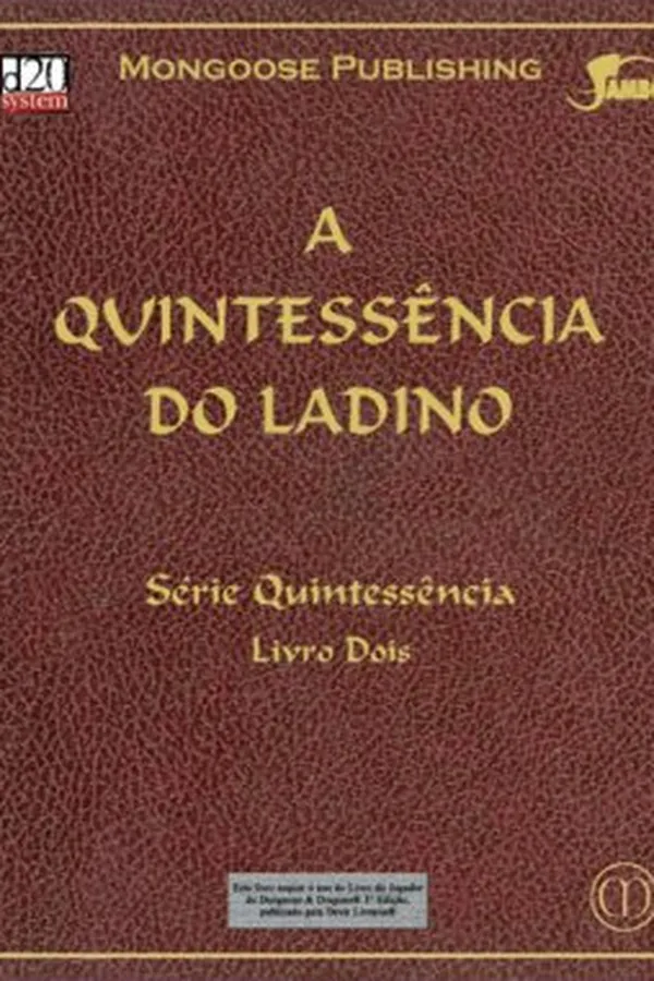 Capa de A Quintessência do Ladino