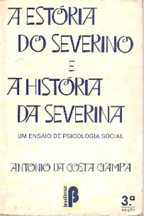 Capa de A Estória do Severino e a História da Severina