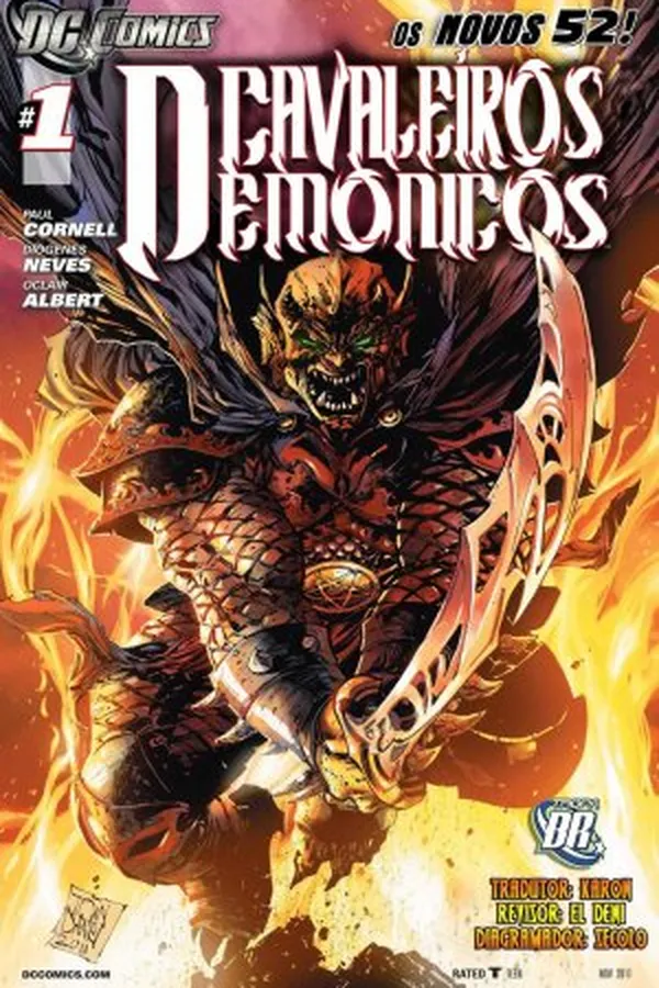 Capa de Cavaleiros Demoníacos #1 (Os Novos 52)