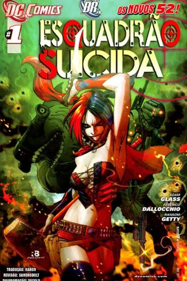 Capa de Esquadrão Suicida #01 - Os Novos 52