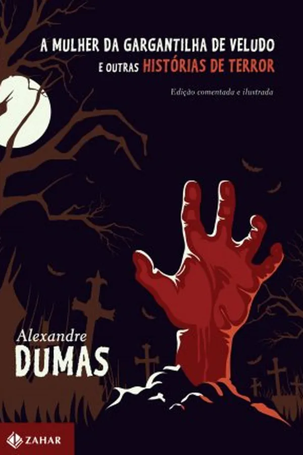 Capa de A Mulher da Gargantilha de Veludo e Outras Histórias de Terror