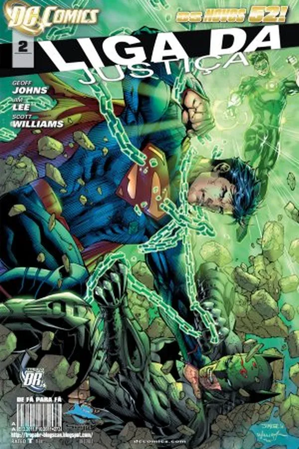 Capa de Liga da Justiça - Os Novos 52
