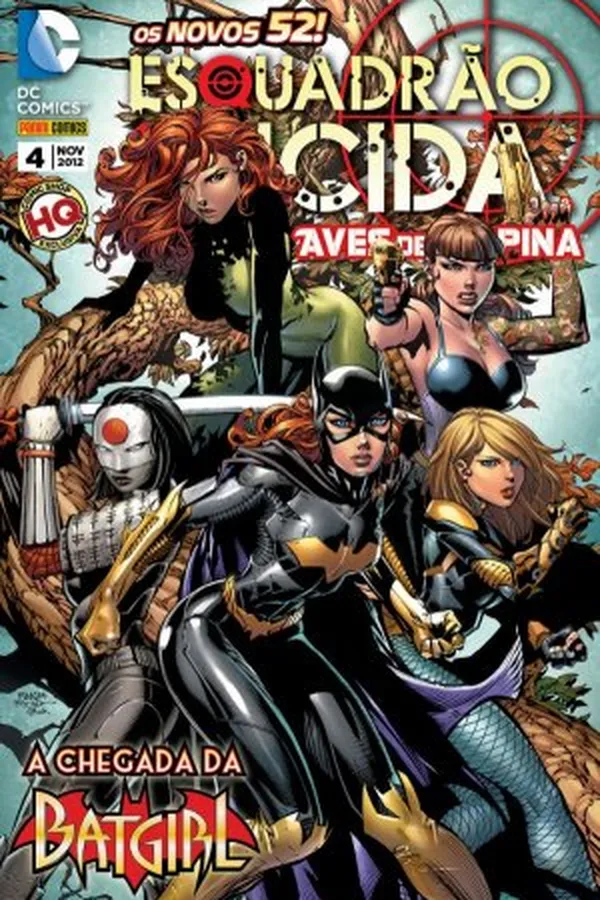 Capa de Esquadrão Suicida & Aves de Rapina Nº 4