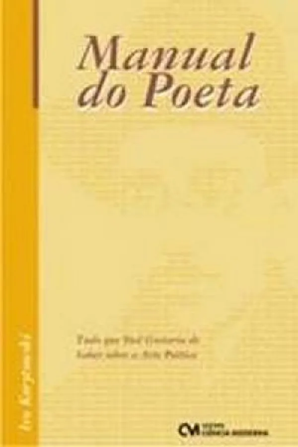 Capa de Manual do Poeta