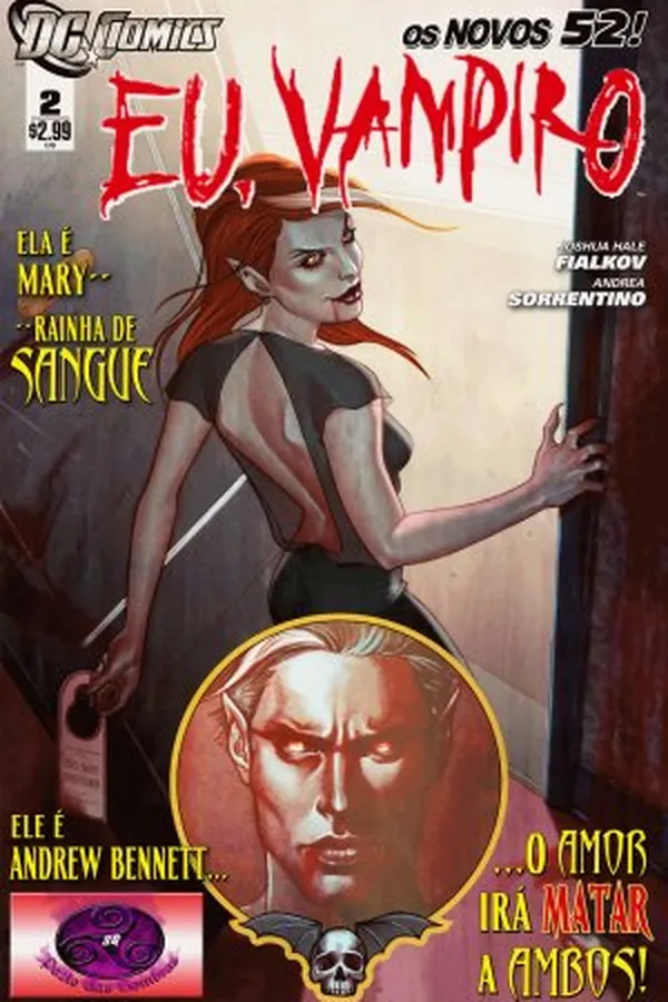 Capa de Eu, Vampiro #02 - Os Novos 52