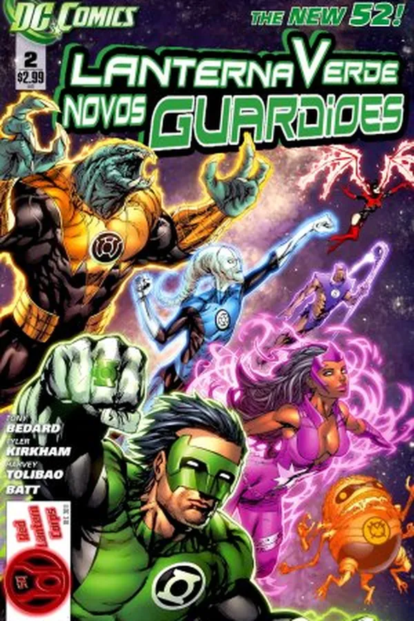 Capa de Lanterna Verde: Novos guardiões #02 - Os Novos 52