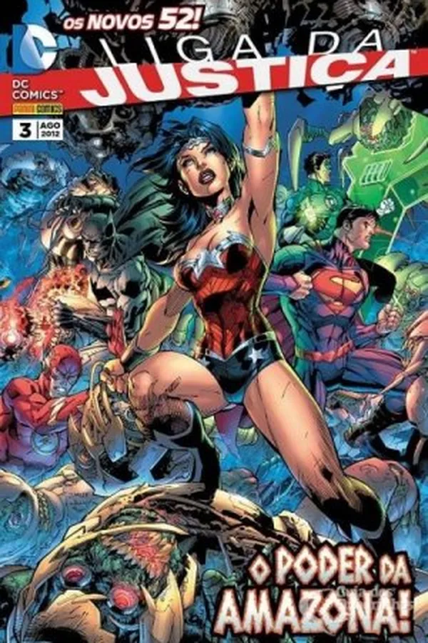 Capa de Liga da Justiça #03 (Os Novos 52)