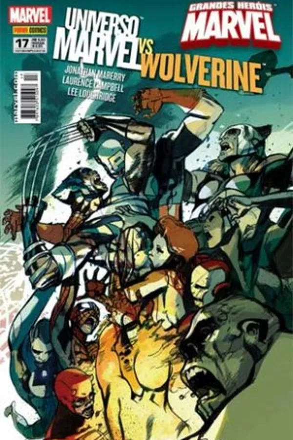 Capa de Grandes Heróis Marvel #17