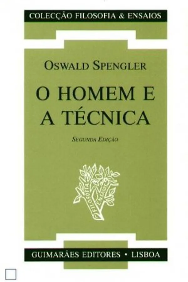 Capa de O homem e a técnica