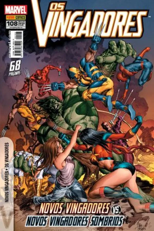 Capa de Os Vingadores #108