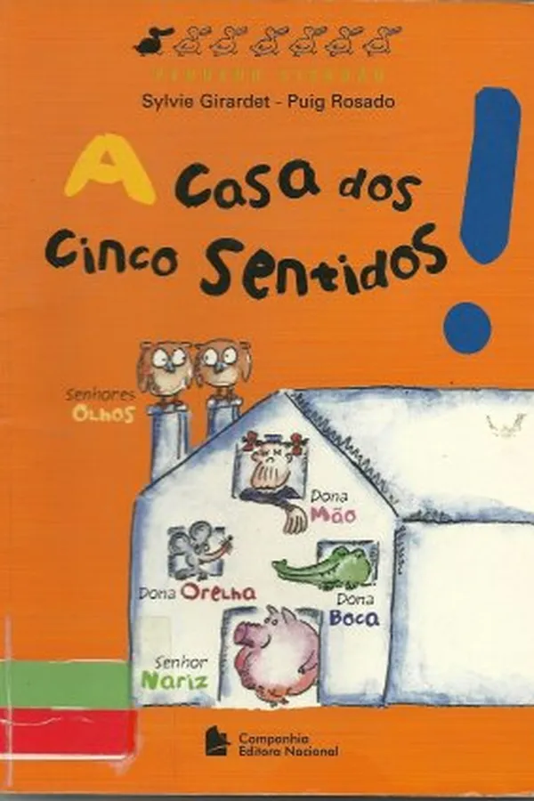 Capa de A casa dos cinco sentidos!