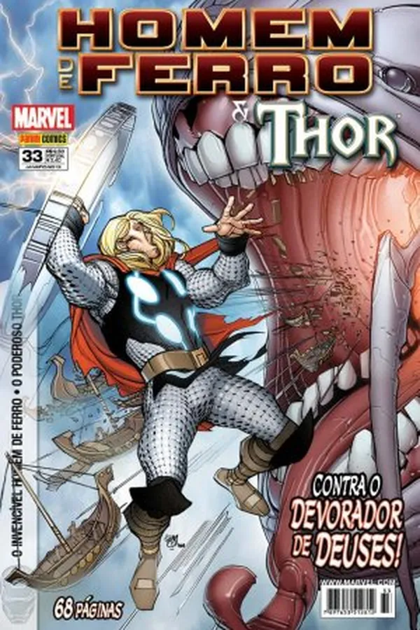 Capa de Home de Ferro & Thor #33