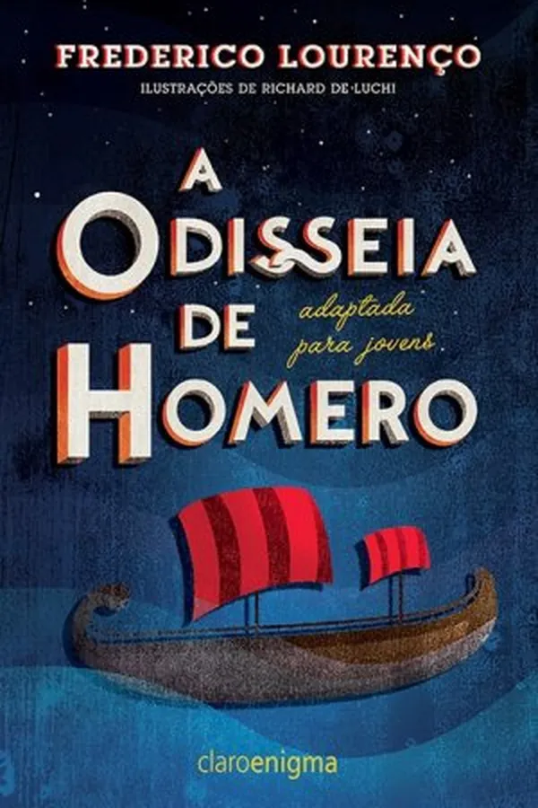 Capa de A Odisseia de Homero