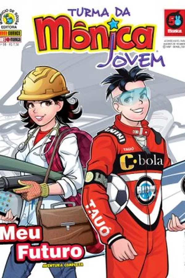 Capa de Turma da Mônica Jovem #55
