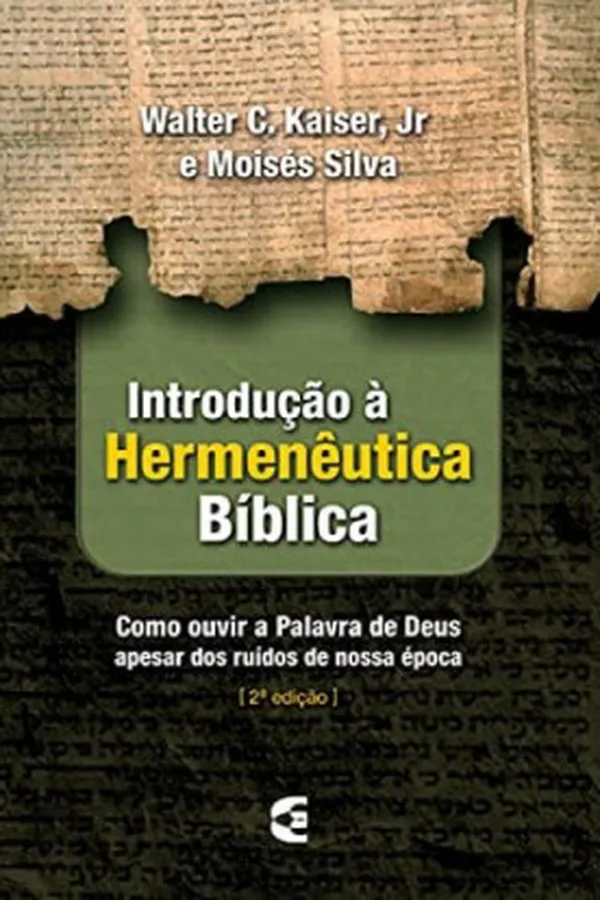 Capa de Introdução à Hermenêutica Bíblica