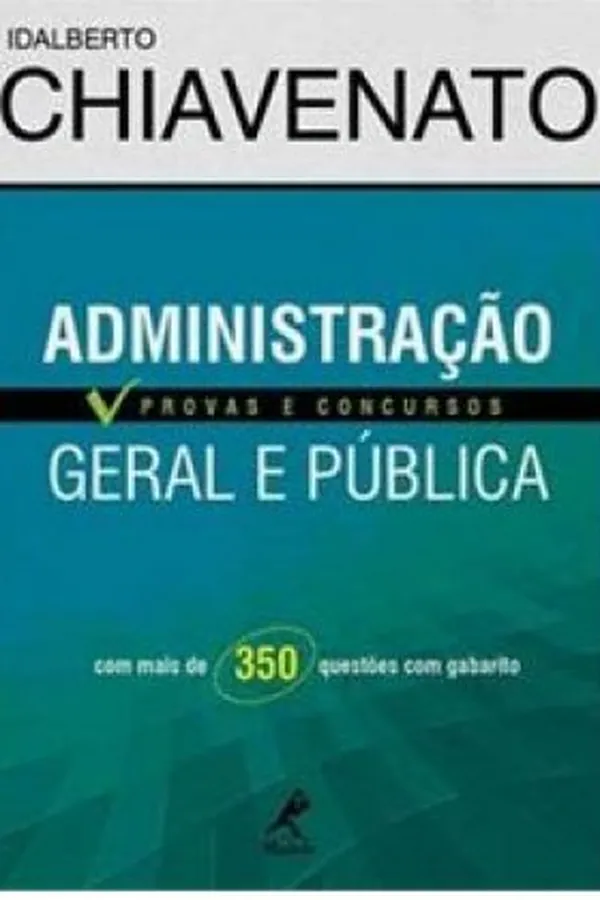 Capa de Administração Geral e Pública