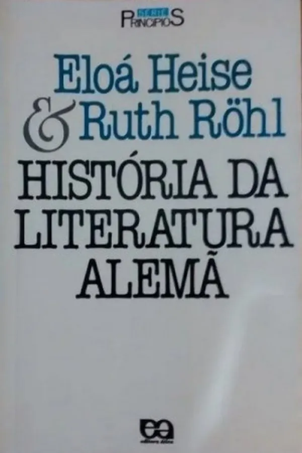 Cover of História da Literatura Alemã